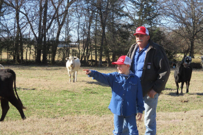 Rick West with his grandson